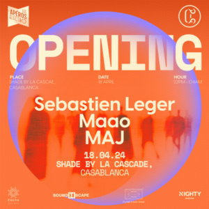 Opening Night:Apéros Électro x SoundEscape│Sébastien Léger ...