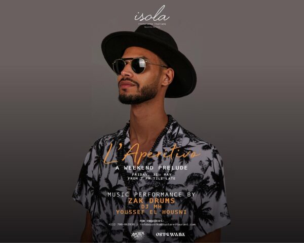 L'Aperitivo at Isola Bouznika, May 31st.