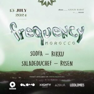 Frequency - July 13 at Azour Rooftop, Onomo Rabat