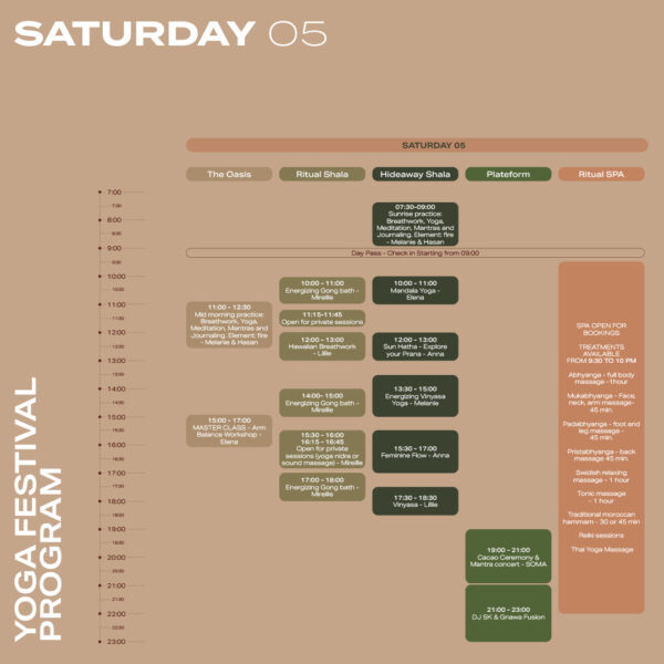 AGAFAY YOGA FESTIVAL | 4-6 October 2024