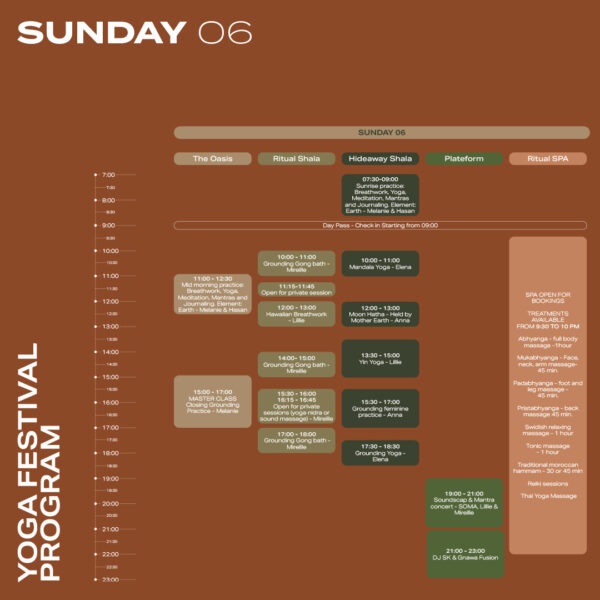 AGAFAY YOGA FESTIVAL | 4-6 October 2024