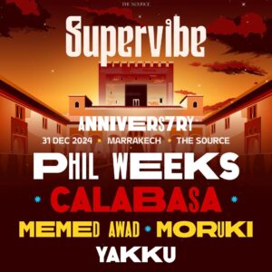 Supervibe 7th anniversary special NYE with Phil Weeks and Calabasa